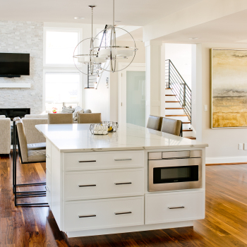 kitchen with island